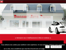 Tablet Screenshot of discount-auto-pieces.fr